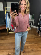 Stepping In Textured Henley Sweater - Multiple Options-Staccato-Anna Kaytes Boutique, Women's Fashion Boutique in Grinnell, Iowa