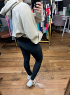 The Britt Ribbed Corded Legging - Black-Leggings-Mono B APH3091-Anna Kaytes Boutique, Women's Fashion Boutique in Grinnell, Iowa