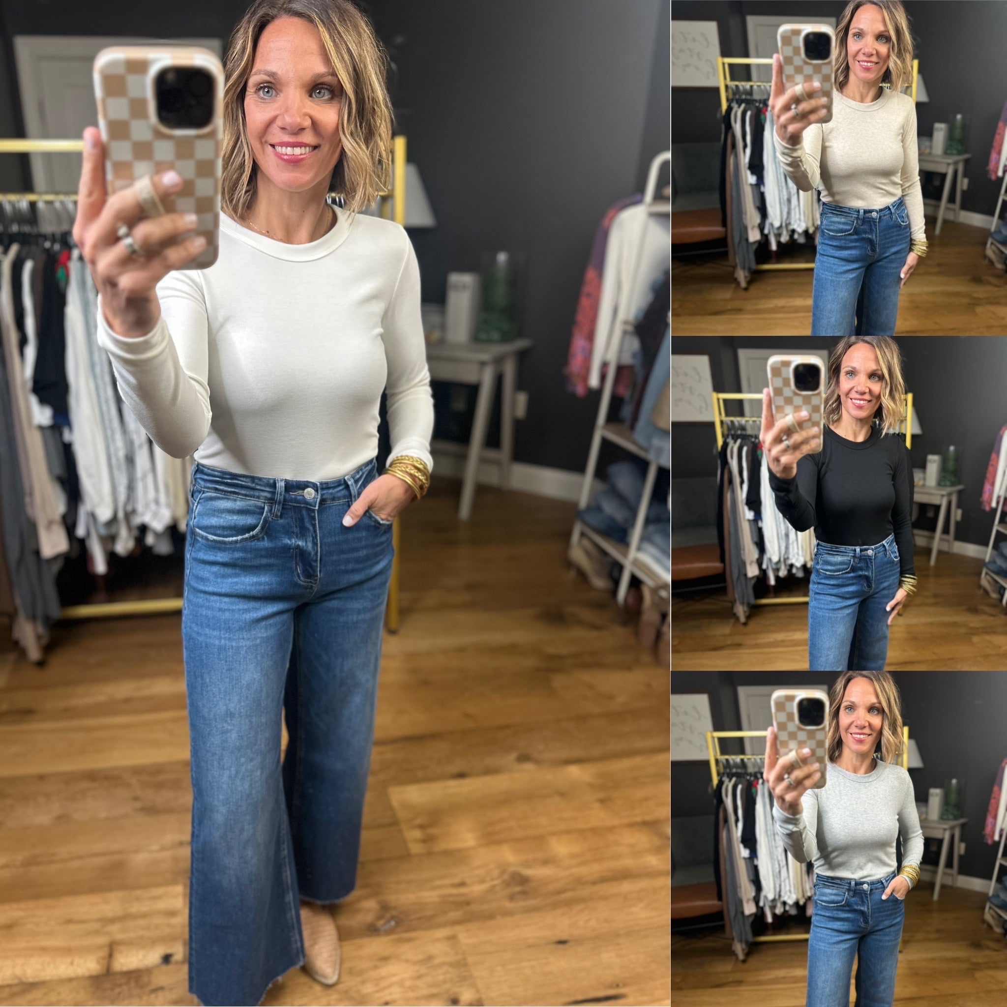 The Sloane Long Sleeve Top - Multiple Options-Top-Be Cool-Anna Kaytes Boutique, Women's Fashion Boutique in Grinnell, Iowa