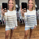 Always Constant Striped Pocket Top - Multiple Options-Long Sleeves-Be Cool 63921-Anna Kaytes Boutique, Women's Fashion Boutique in Grinnell, Iowa