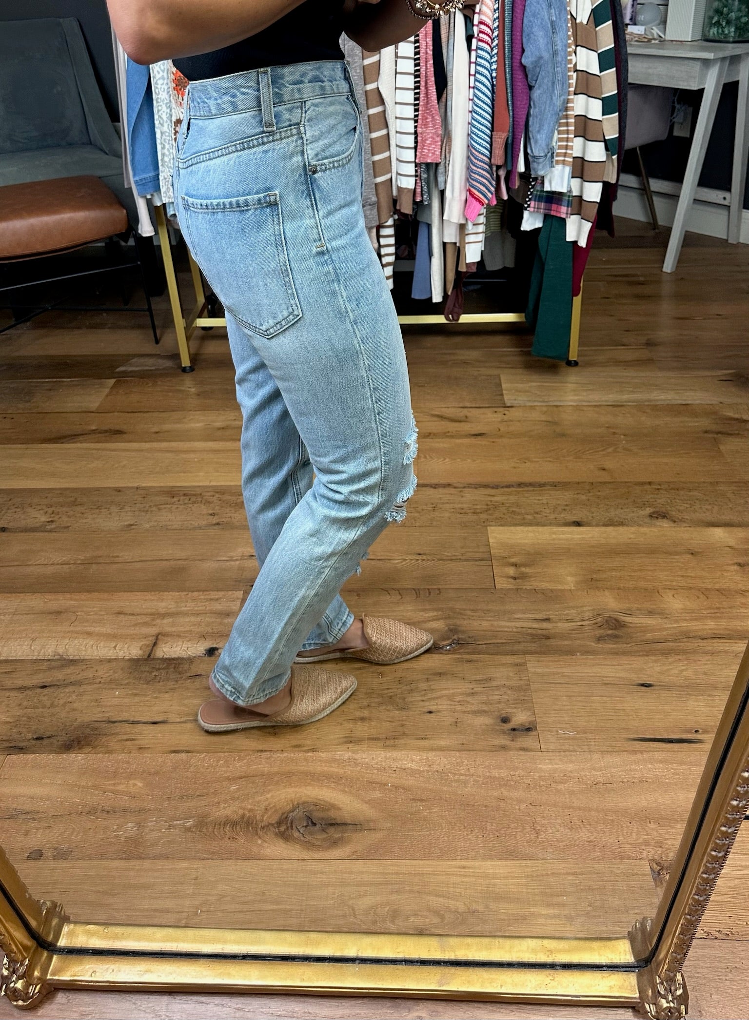 The Lola High-Rise Straight Denim-By Together-Anna Kaytes Boutique, Women's Fashion Boutique in Grinnell, Iowa