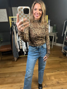 The Right Spot Long Sleeve Top - Leopard-Very J-Anna Kaytes Boutique, Women's Fashion Boutique in Grinnell, Iowa