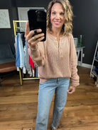 Stepping In Textured Henley Sweater - Multiple Options-Staccato-Anna Kaytes Boutique, Women's Fashion Boutique in Grinnell, Iowa