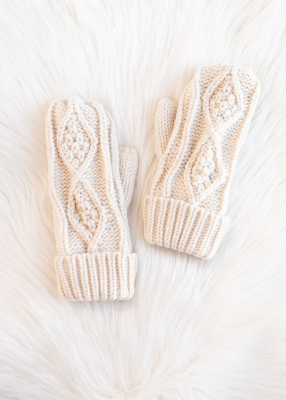 Assorted Cable Knit Mittens-Mittens-Anna Kaytes Boutique-Anna Kaytes Boutique, Women's Fashion Boutique in Grinnell, Iowa