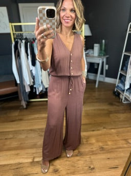 Let Me Tell You Wide-Leg Jumpsuit - Coco-Be Cool-Anna Kaytes Boutique, Women's Fashion Boutique in Grinnell, Iowa