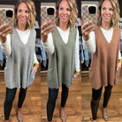 Learn To Love V-Neck Sweater Vest - Multiple Options-Vests-Be Cool-Anna Kaytes Boutique, Women's Fashion Boutique in Grinnell, Iowa