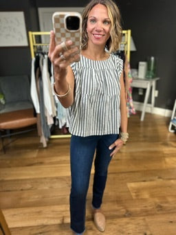 Going Somewhere Striped Top - Black-Aemi & Co-Anna Kaytes Boutique, Women's Fashion Boutique in Grinnell, Iowa