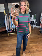 Incredible Things Striped Short Sleeve Sweater - Multiple Options-Wishlist-Anna Kaytes Boutique, Women's Fashion Boutique in Grinnell, Iowa