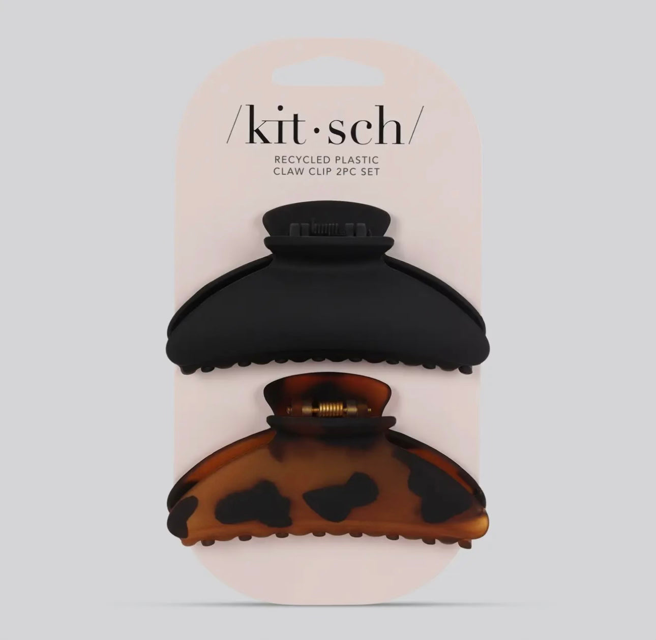 Kitsch Medium Claw Clips- Black/Tortoise