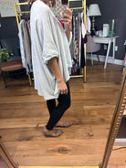 Can't Stay Away Boxy Hi-Low Top - Heather Grey-Bucketlist-Anna Kaytes Boutique, Women's Fashion Boutique in Grinnell, Iowa