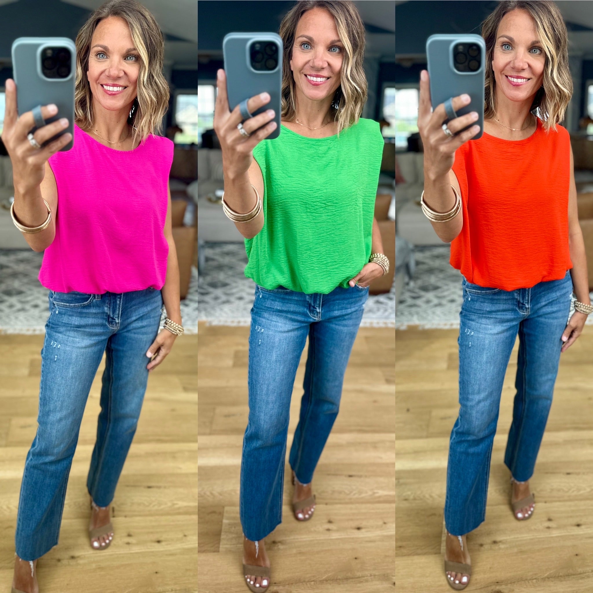 Breaking Free Boxy Top-Sleeveless-Les Amis-Anna Kaytes Boutique, Women's Fashion Boutique in Grinnell, Iowa