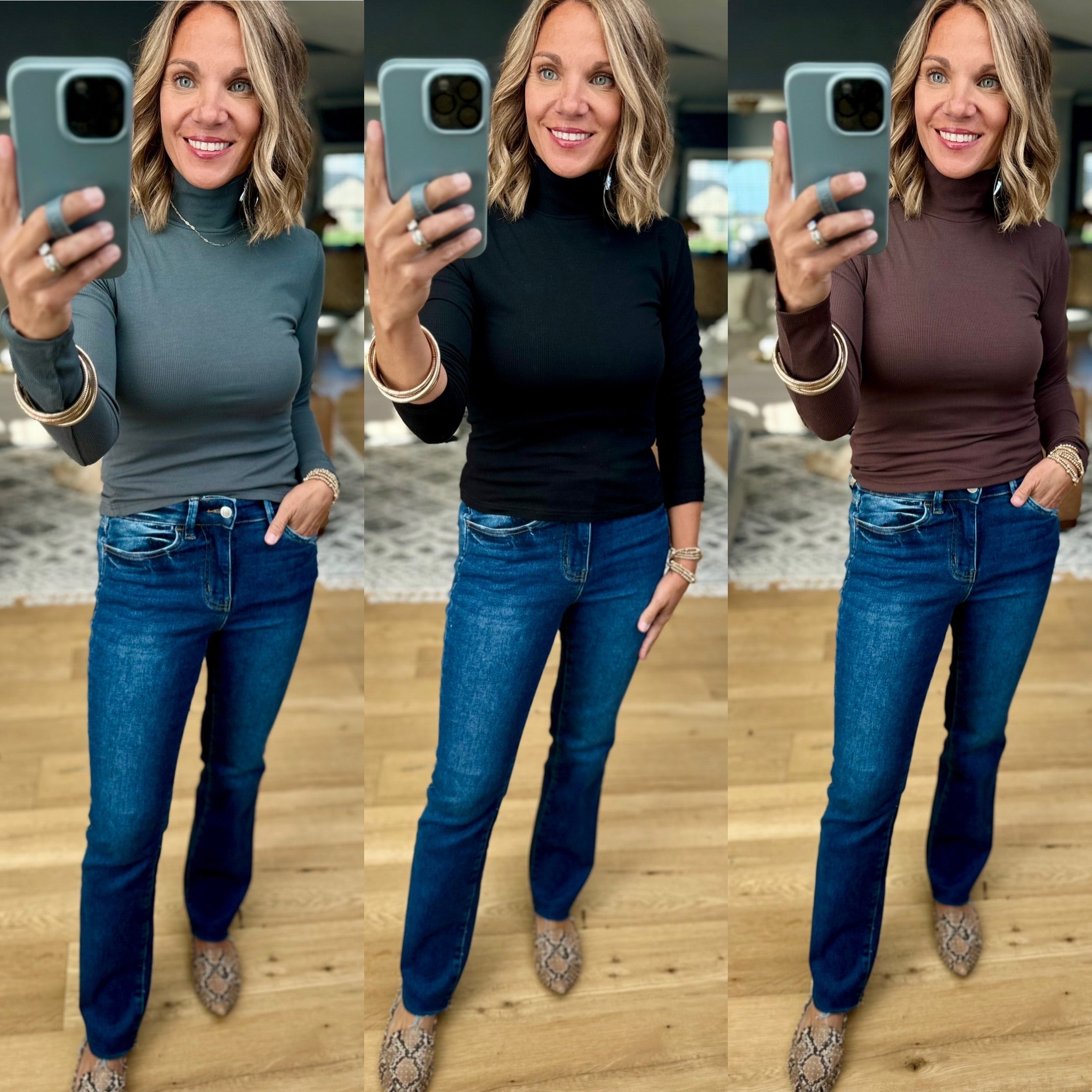 Just Around The Corner Long Sleeve Top-Mono B-Anna Kaytes Boutique, Women's Fashion Boutique in Grinnell, Iowa