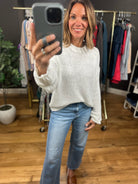 Most Of The Time Knit Crew-Sweaters-Wishlist-Anna Kaytes Boutique, Women's Fashion Boutique in Grinnell, Iowa