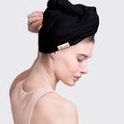 Quick Dry Hair Towel - Eco Black-KITSCH-Anna Kaytes Boutique, Women's Fashion Boutique in Grinnell, Iowa