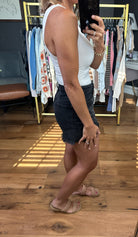 For The Best Double Layered High-Neck Cropped Tank - Multiple Options-Sleeveless-Be Cool 15665-Anna Kaytes Boutique, Women's Fashion Boutique in Grinnell, Iowa