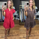 Better Place For You Plaid Gingham Dress - Multiple Options-Entro-Anna Kaytes Boutique, Women's Fashion Boutique in Grinnell, Iowa