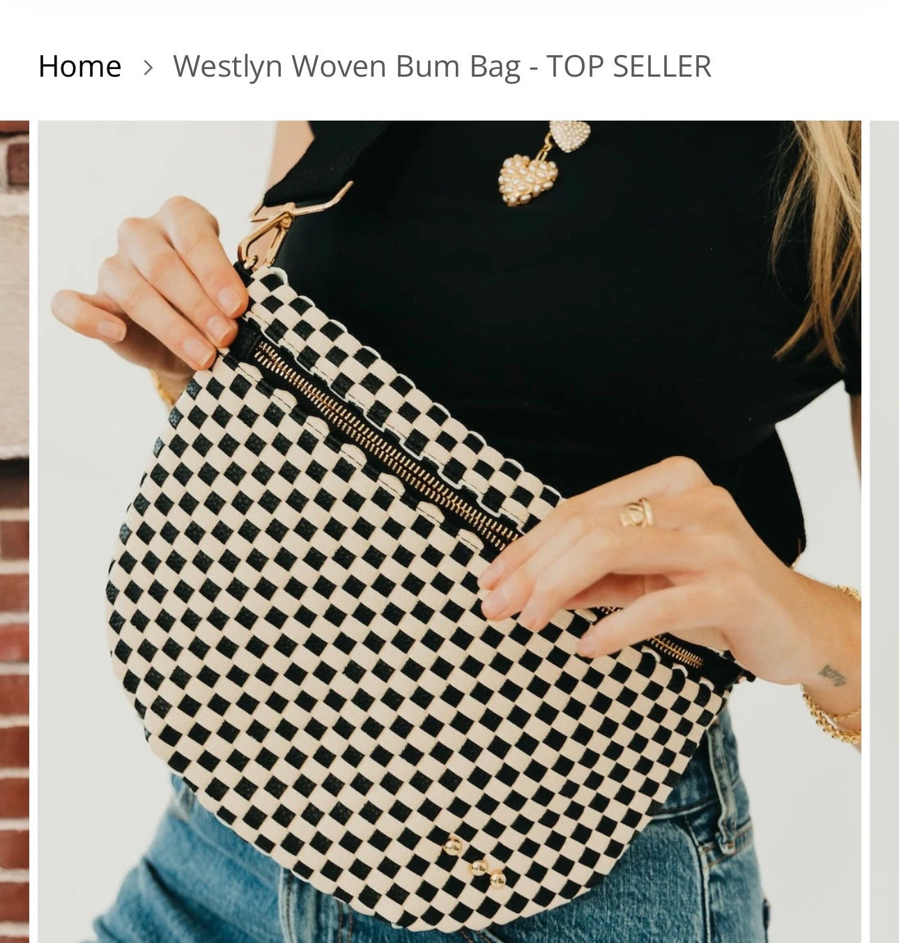 Westlyn Woven Bum Bag-Accessories-Anna Kaytes Boutique-Anna Kaytes Boutique, Women's Fashion Boutique in Grinnell, Iowa