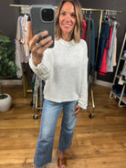 Most Of The Time Knit Crew-Sweaters-Wishlist-Anna Kaytes Boutique, Women's Fashion Boutique in Grinnell, Iowa