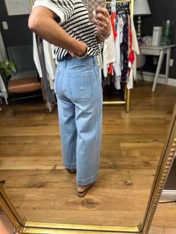 The Ophelia Wide-Leg Denim-Eesome-Anna Kaytes Boutique, Women's Fashion Boutique in Grinnell, Iowa