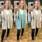 Learn To Love V-Neck Sweater Vest - Multiple Options-Sweaters-Be Cool 63253-Anna Kaytes Boutique, Women's Fashion Boutique in Grinnell, Iowa