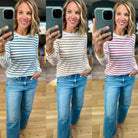 Simple Side Striped Lightweight Knit-Staccato-Anna Kaytes Boutique, Women's Fashion Boutique in Grinnell, Iowa