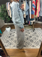 Out Of Here Denim Button Down Jacket-Jackets-Wishlist-Anna Kaytes Boutique, Women's Fashion Boutique in Grinnell, Iowa