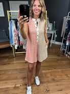 Right Opportunities Contrasting Striped Romper - Multiple Options-Bucketlist-Anna Kaytes Boutique, Women's Fashion Boutique in Grinnell, Iowa