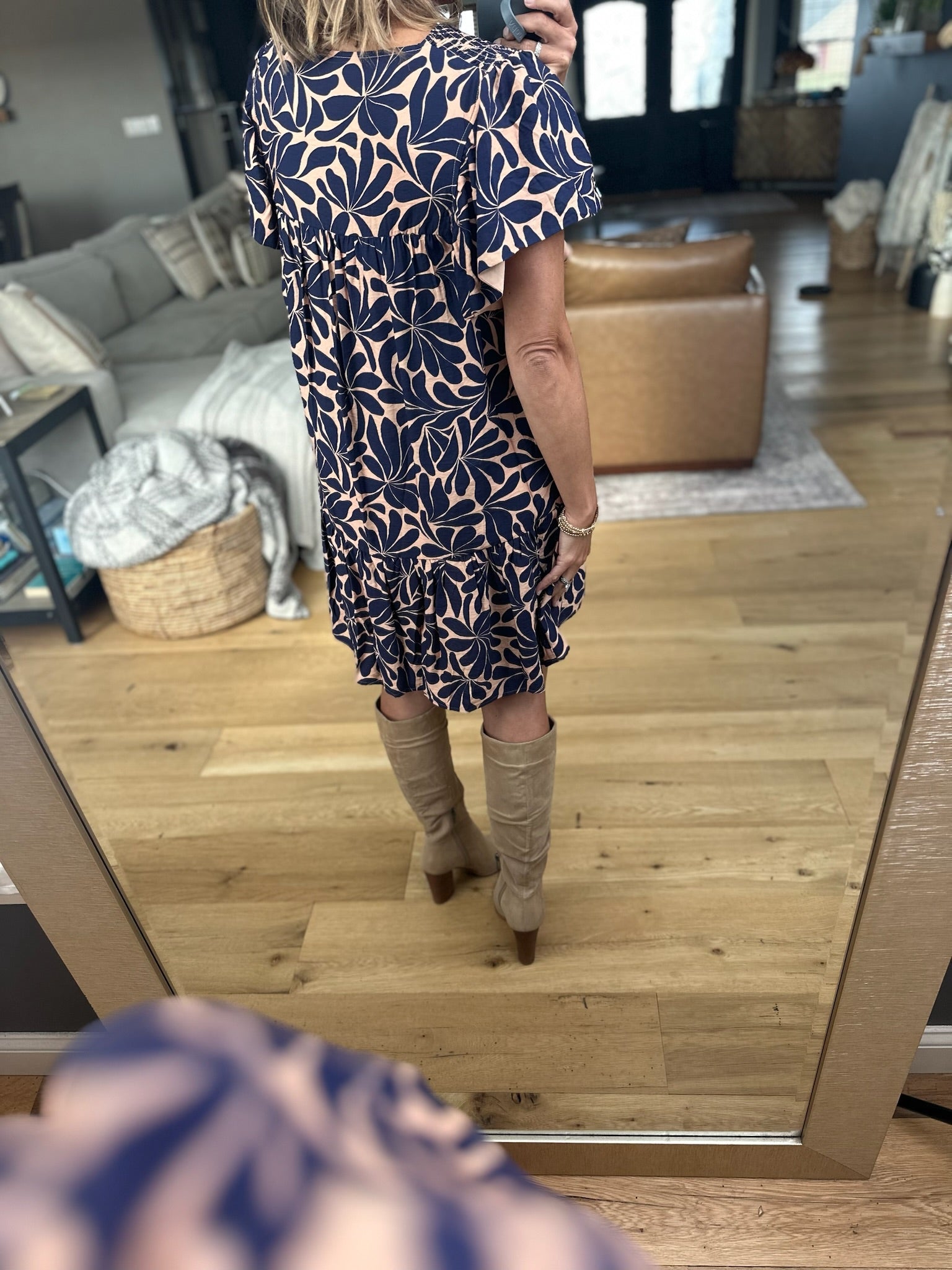 Everyday Icon Patterned Dress-Day & Moon-Anna Kaytes Boutique, Women's Fashion Boutique in Grinnell, Iowa