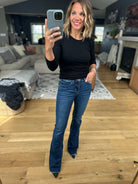 The Tara Mid-Rise Flare Denim-Vervet-Anna Kaytes Boutique, Women's Fashion Boutique in Grinnell, Iowa