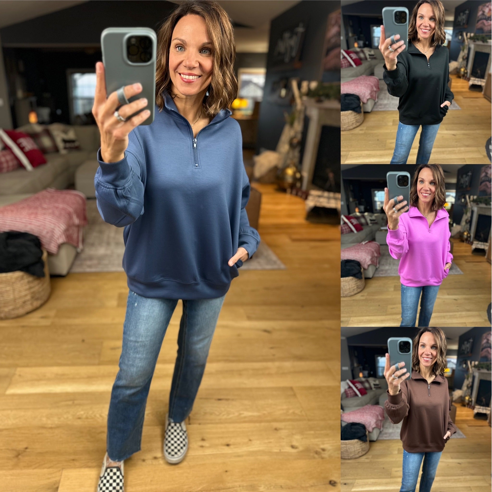 All True Things Pocket Pullover-Sweaters-Zenana-Anna Kaytes Boutique, Women's Fashion Boutique in Grinnell, Iowa