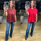 No Rush Short Sleeve Bow-Back Sweater-Sweaters-Wishlist-Anna Kaytes Boutique, Women's Fashion Boutique in Grinnell, Iowa