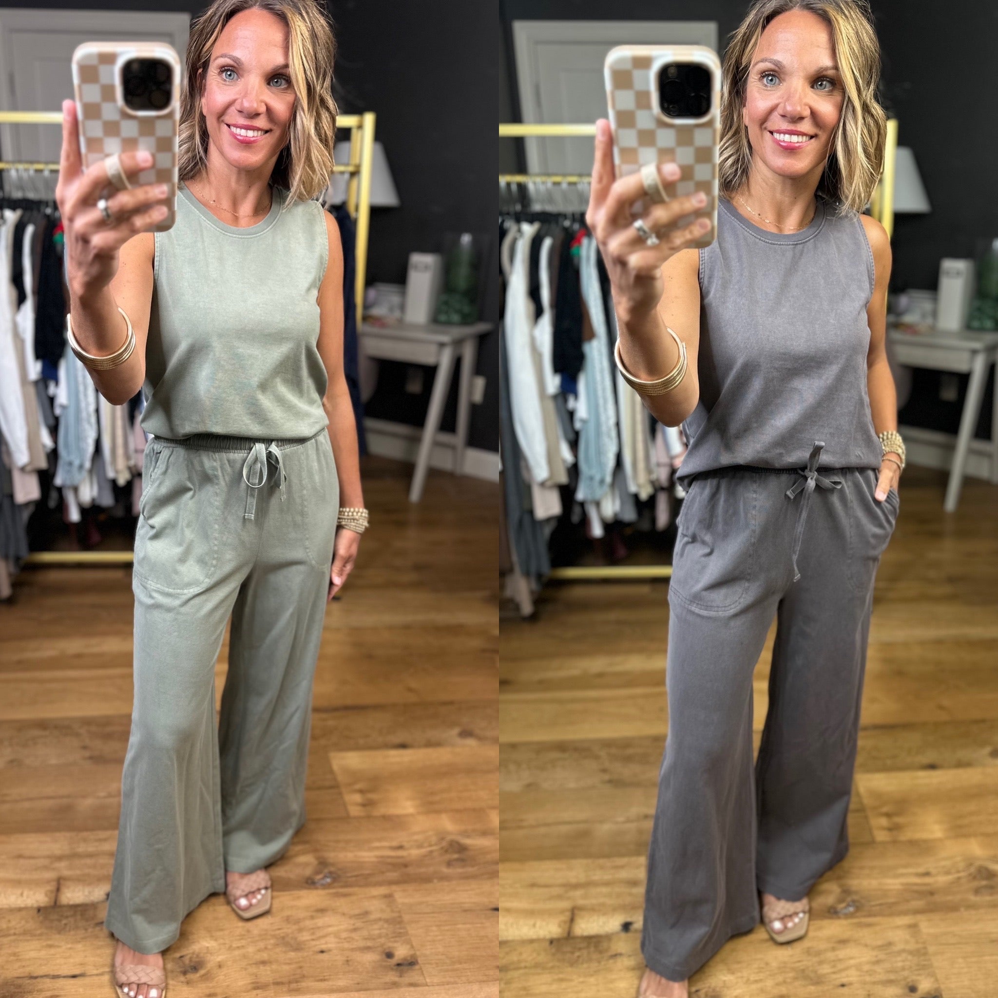 Going Places Wide-Leg Pant + Top Set - Multiple Options-Be Cool-Anna Kaytes Boutique, Women's Fashion Boutique in Grinnell, Iowa
