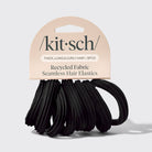 Recycled Seamless Hair Elastics 8pc Set- Black-KITSCH-Anna Kaytes Boutique, Women's Fashion Boutique in Grinnell, Iowa