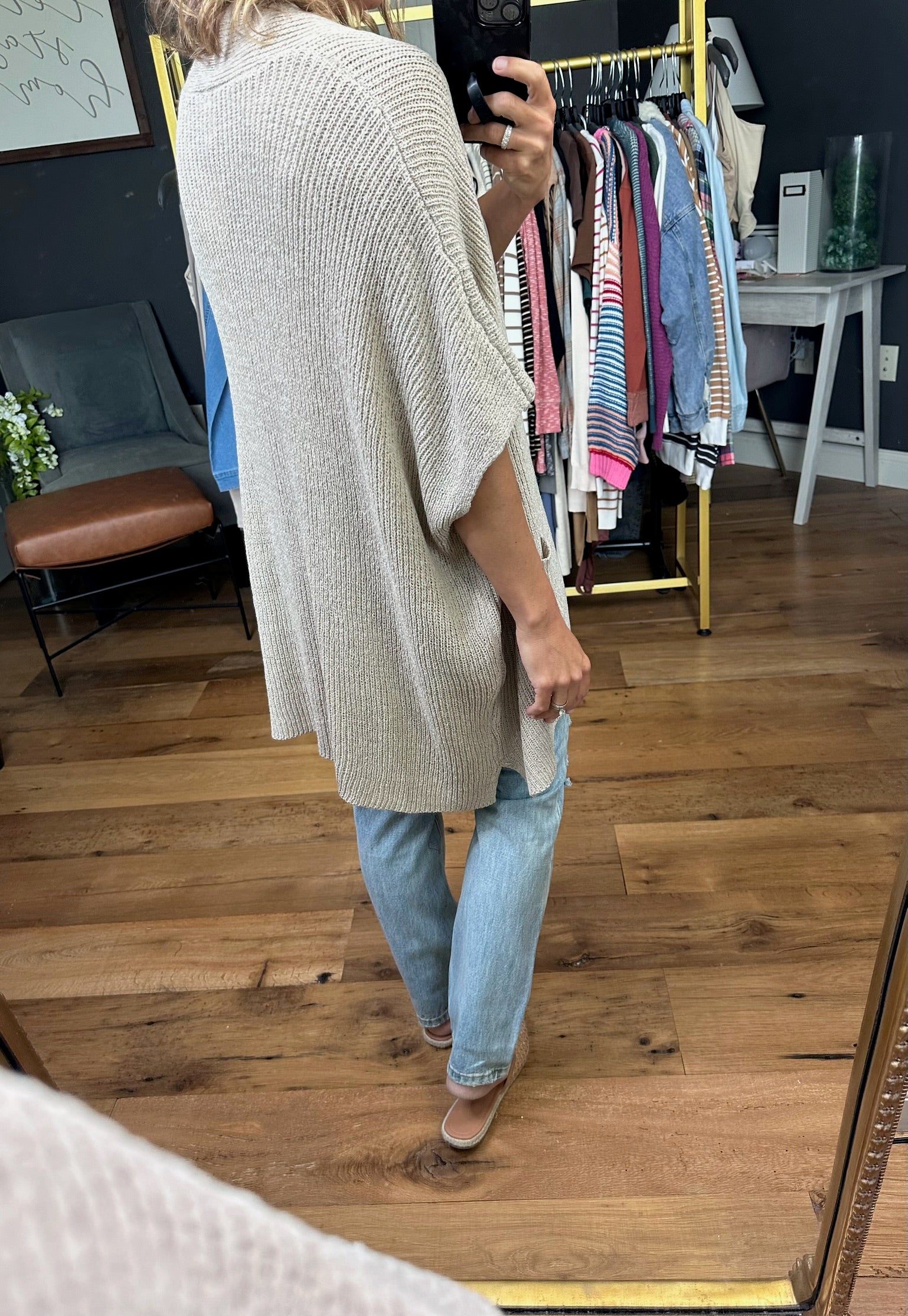 Never Too Late Dolman Sleeveless Cardigan - Multiple Options-Wishlist-Anna Kaytes Boutique, Women's Fashion Boutique in Grinnell, Iowa