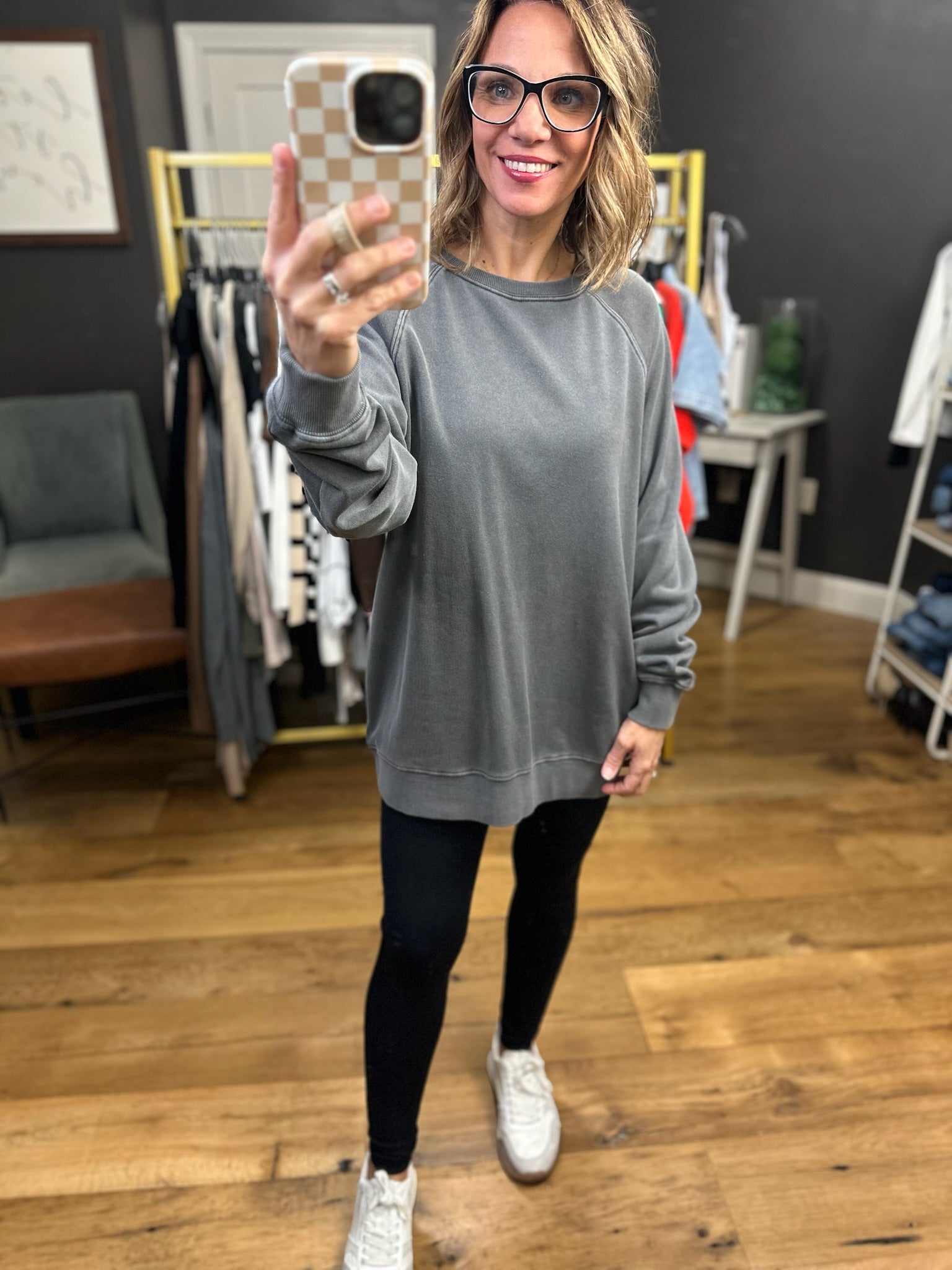 Couldn't Resist Crewneck Sweatshirt - Multiple Options-Thread & Supply-Anna Kaytes Boutique, Women's Fashion Boutique in Grinnell, Iowa