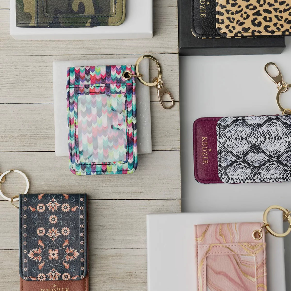 Essentials Only Keychain Wallet- Multiple Options – Anna Kaytes Boutique