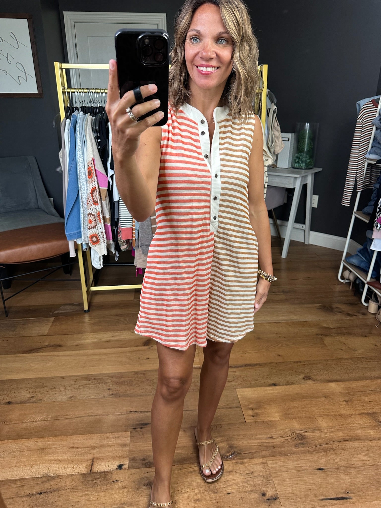 Right Opportunities Contrasting Striped Romper - Multiple Options-Bucketlist-Anna Kaytes Boutique, Women's Fashion Boutique in Grinnell, Iowa