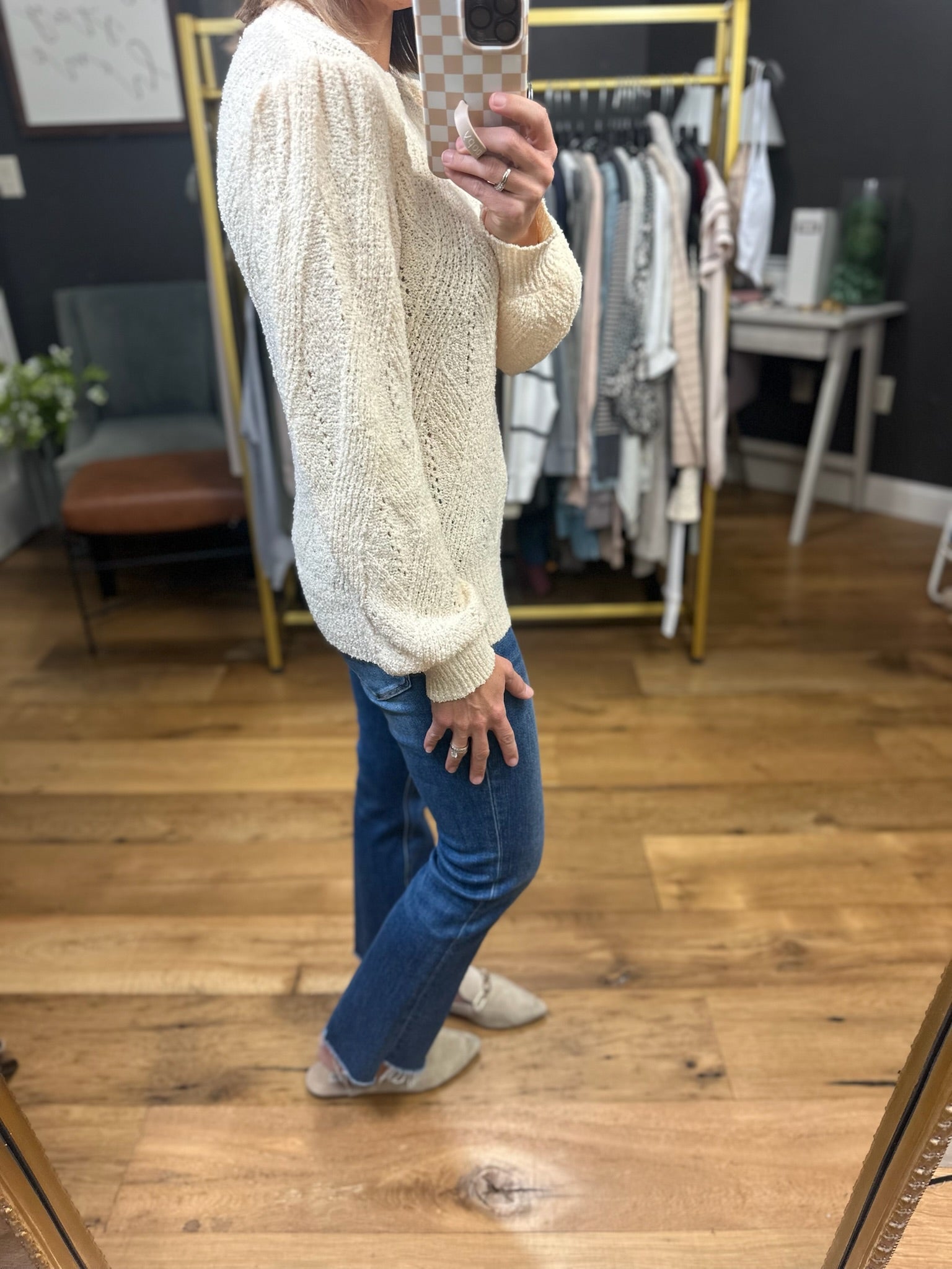 Call It A Crush Cable Crew Sweater - Multiple Options-Skies Are Blue-Anna Kaytes Boutique, Women's Fashion Boutique in Grinnell, Iowa