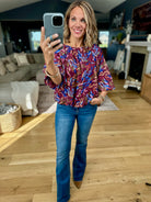 On Fall's Terms Patterned Top-THML-Anna Kaytes Boutique, Women's Fashion Boutique in Grinnell, Iowa
