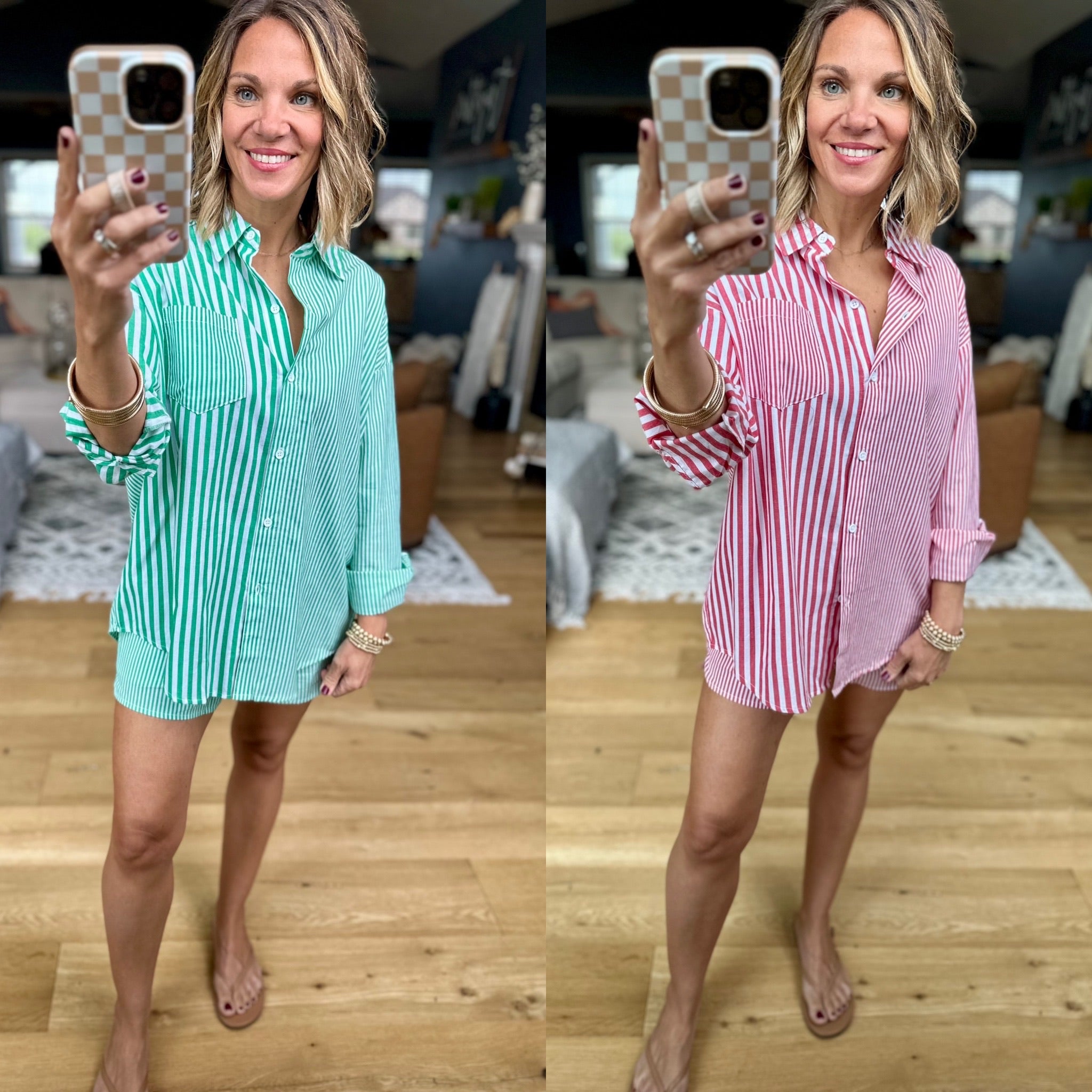 More Than Ever Contrasting Stripe Set - Multiple Options-Two Piece Set-Wishlist-Anna Kaytes Boutique, Women's Fashion Boutique in Grinnell, Iowa