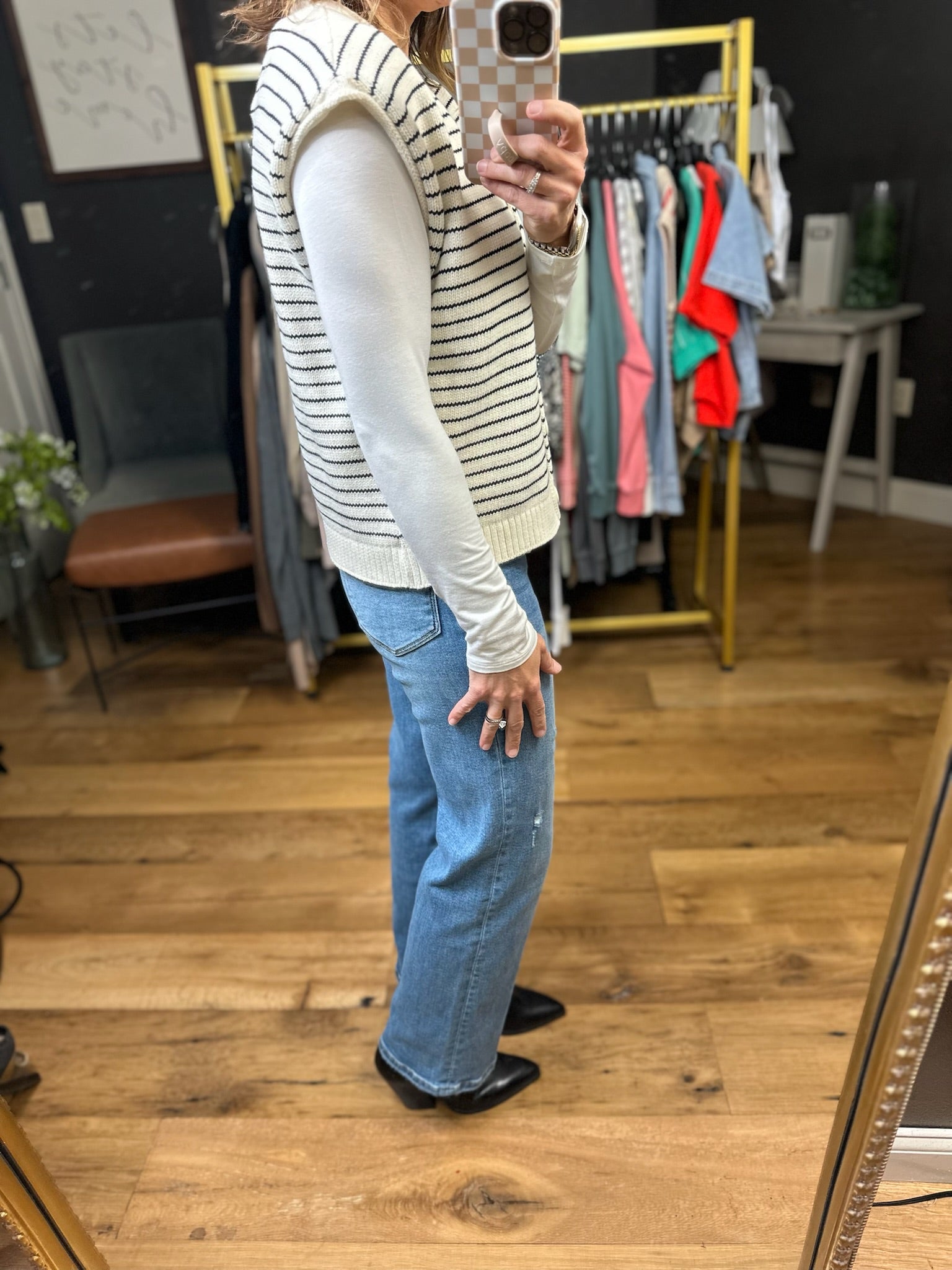 Where I Go Striped Button-Down Sweater - Multiple Options-Wishlist-Anna Kaytes Boutique, Women's Fashion Boutique in Grinnell, Iowa