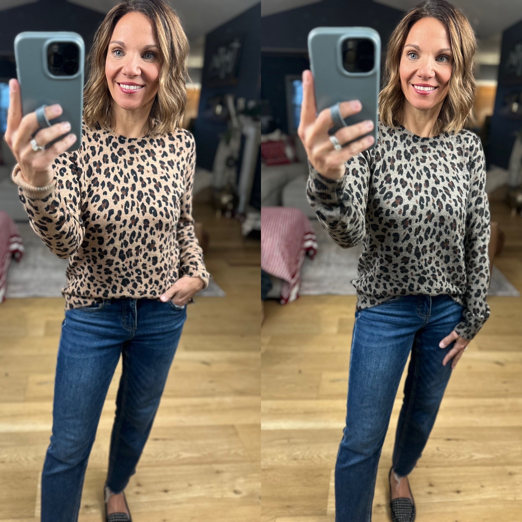 My Mission Animal Print Knit-Sweaters-Staccato-Anna Kaytes Boutique, Women's Fashion Boutique in Grinnell, Iowa