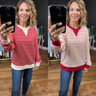 Going This Way Striped Crewneck - Multiple Options-Staccato-Anna Kaytes Boutique, Women's Fashion Boutique in Grinnell, Iowa