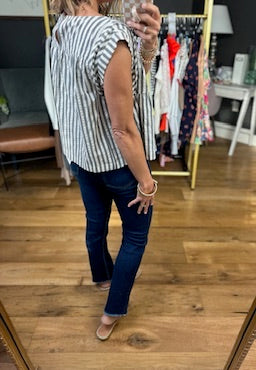 Going Somewhere Striped Top - Black-Aemi & Co-Anna Kaytes Boutique, Women's Fashion Boutique in Grinnell, Iowa