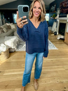 Holding On V-Neck Sweater-Wishlist-Anna Kaytes Boutique, Women's Fashion Boutique in Grinnell, Iowa