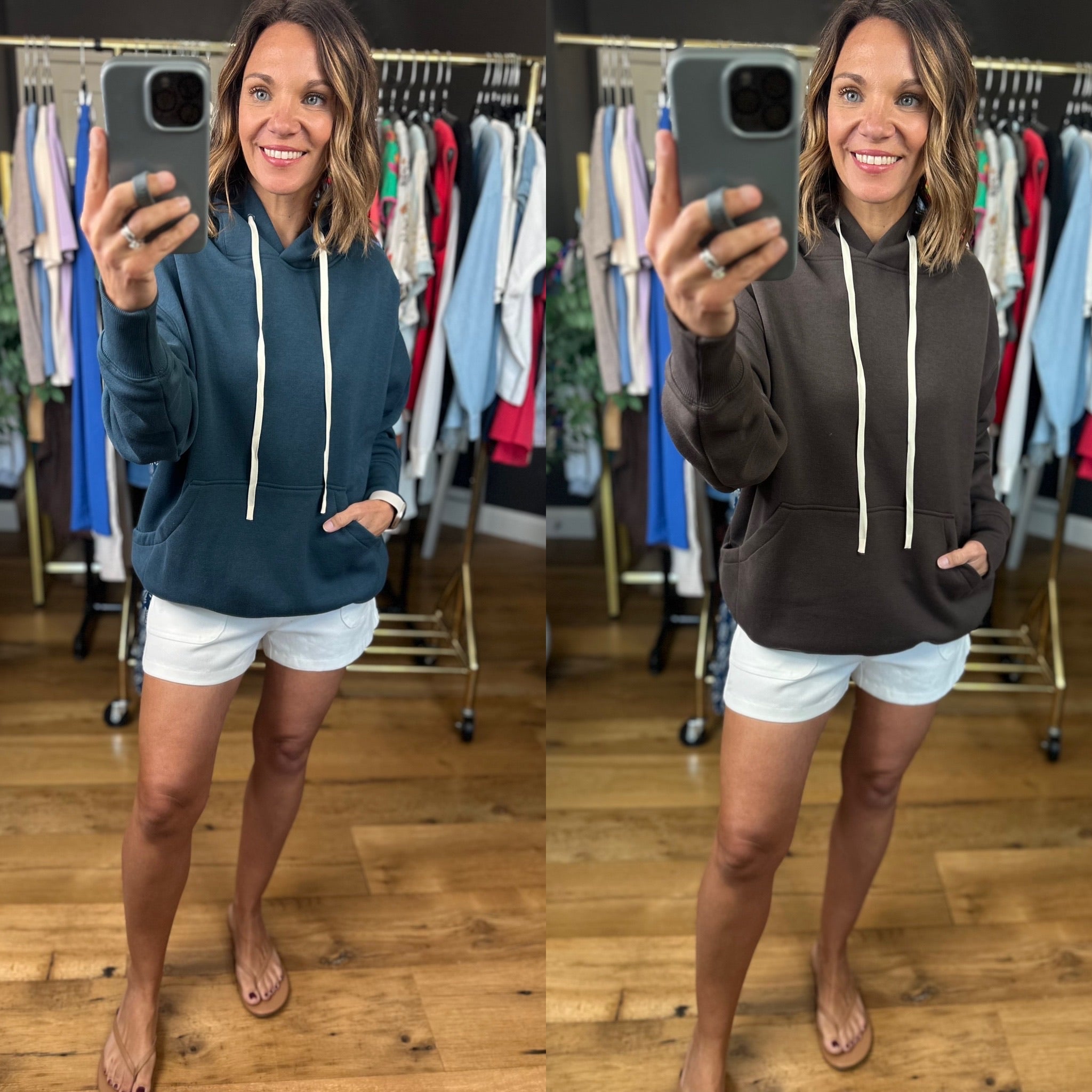 Daydreamer Pocket Hoodie-Sweaters-Mono B-Anna Kaytes Boutique, Women's Fashion Boutique in Grinnell, Iowa