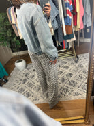 Out Of Here Denim Button Down Jacket-Jackets-Wishlist-Anna Kaytes Boutique, Women's Fashion Boutique in Grinnell, Iowa