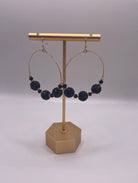 Riley Large Beaded Earrings-Earrings-Anna Kaytes Boutique-Anna Kaytes Boutique, Women's Fashion Boutique in Grinnell, Iowa