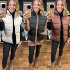 The Jessica Puffer Vest - Multiple Options-Very J-Anna Kaytes Boutique, Women's Fashion Boutique in Grinnell, Iowa