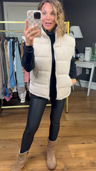 The Jessica Puffer Vest - Multiple Options-Very J-Anna Kaytes Boutique, Women's Fashion Boutique in Grinnell, Iowa